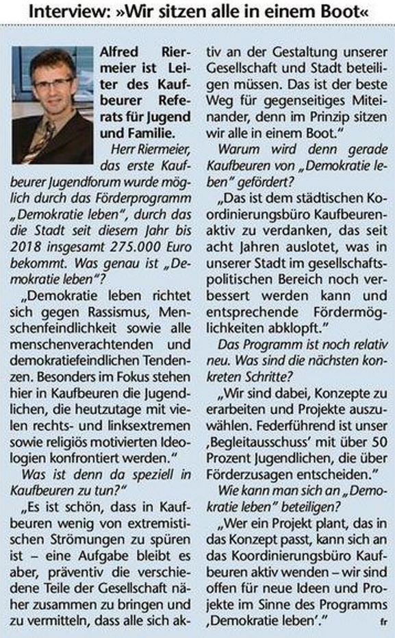 Interview Riermeier