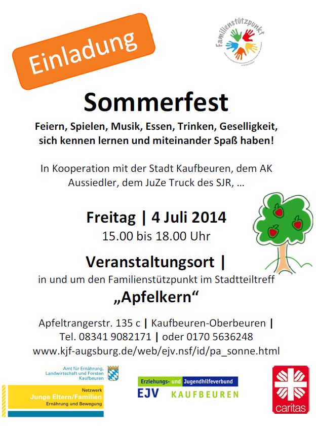  Sommerfest im Apfelkern